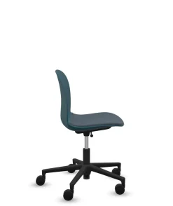 Chaises De Bureau>Camif FLOKK Chaise de bureau assise capitonnée Noor 6070S - Bleu Pétrole