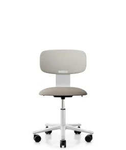 Chaises De Bureau>Camif FLOKK Chaise de bureau assise capitonnée Tion 2140 - Gris Clair