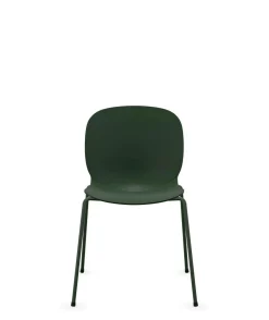 Chaises De Bureau>Camif FLOKK Chaise empilable coque polypropilène et pieds métal Noor 6050 - Vert Sapin