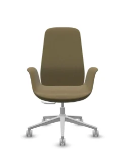 Chaises De Bureau>Camif FLOKK Fauteuil de bureau assise ergonomique Ellie Pro 10ST - - Roulettes pour sol dur Jaune