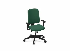 Chaises De Bureau>Camif FLOKK Fauteuil de bureau dossier capitonné et accoudoirs réglables Raya 23S - - Roulettes pour sol dur Vert