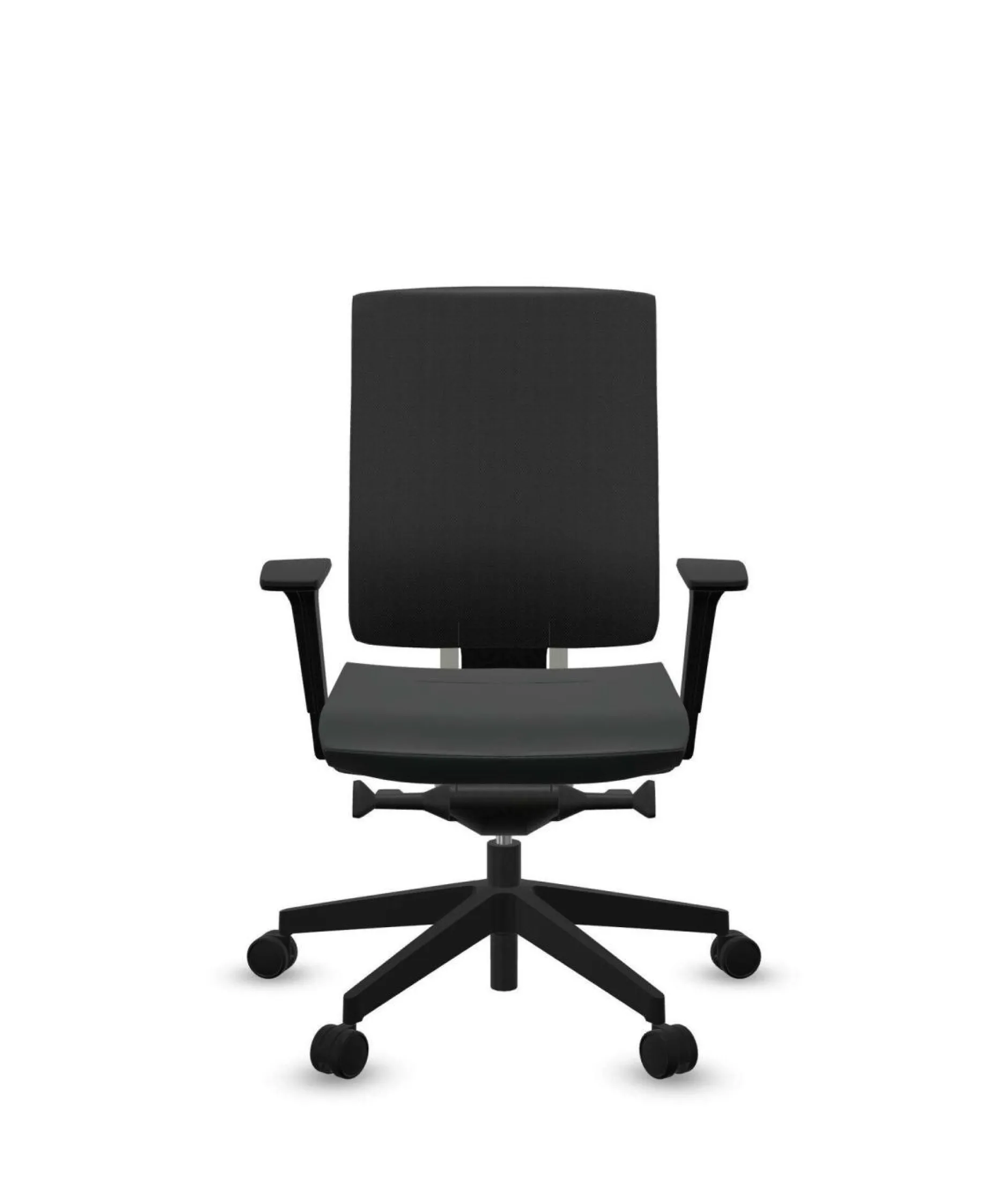 Chaises De Bureau>Camif FLOKK Fauteuil de bureau sans têtière Xenon Net 101SFL - - Roulettes pour sol souple Noir