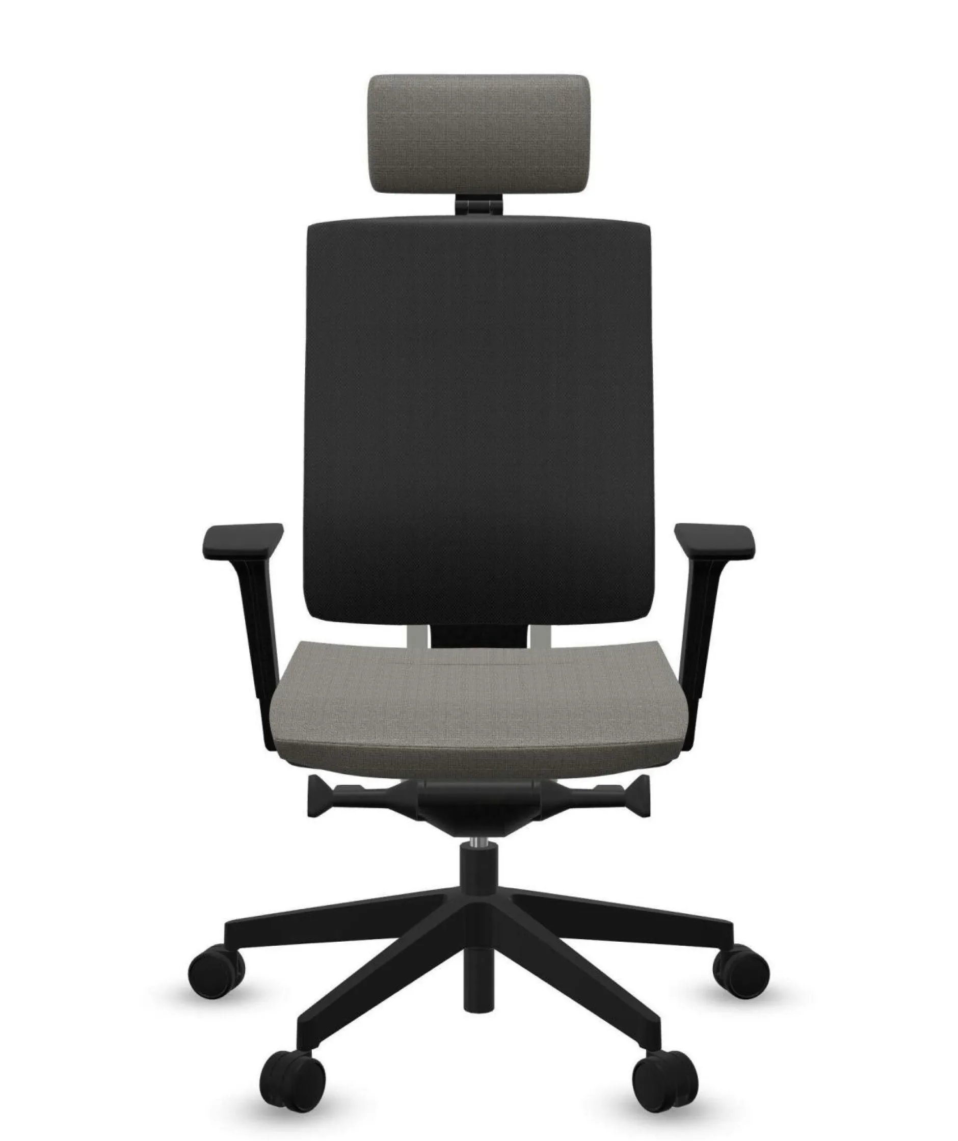 Chaises De Bureau>Camif FLOKK Fauteuil de bureau avec tétière Xenon Net 111SFL - - Roulettes pour sol dur Beige