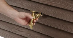 Récupérateurs D'Eau></noscript>Camif GARANTIA Kit Récupérateur d'Eau 350 L Woody Aspect Bois Foncé