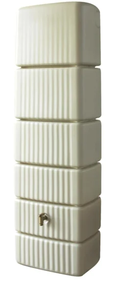 Récupérateurs D'Eau>Camif GARANTIA Kit Récupérateur d'Eau Cuve Murale 300 L Slim Sable