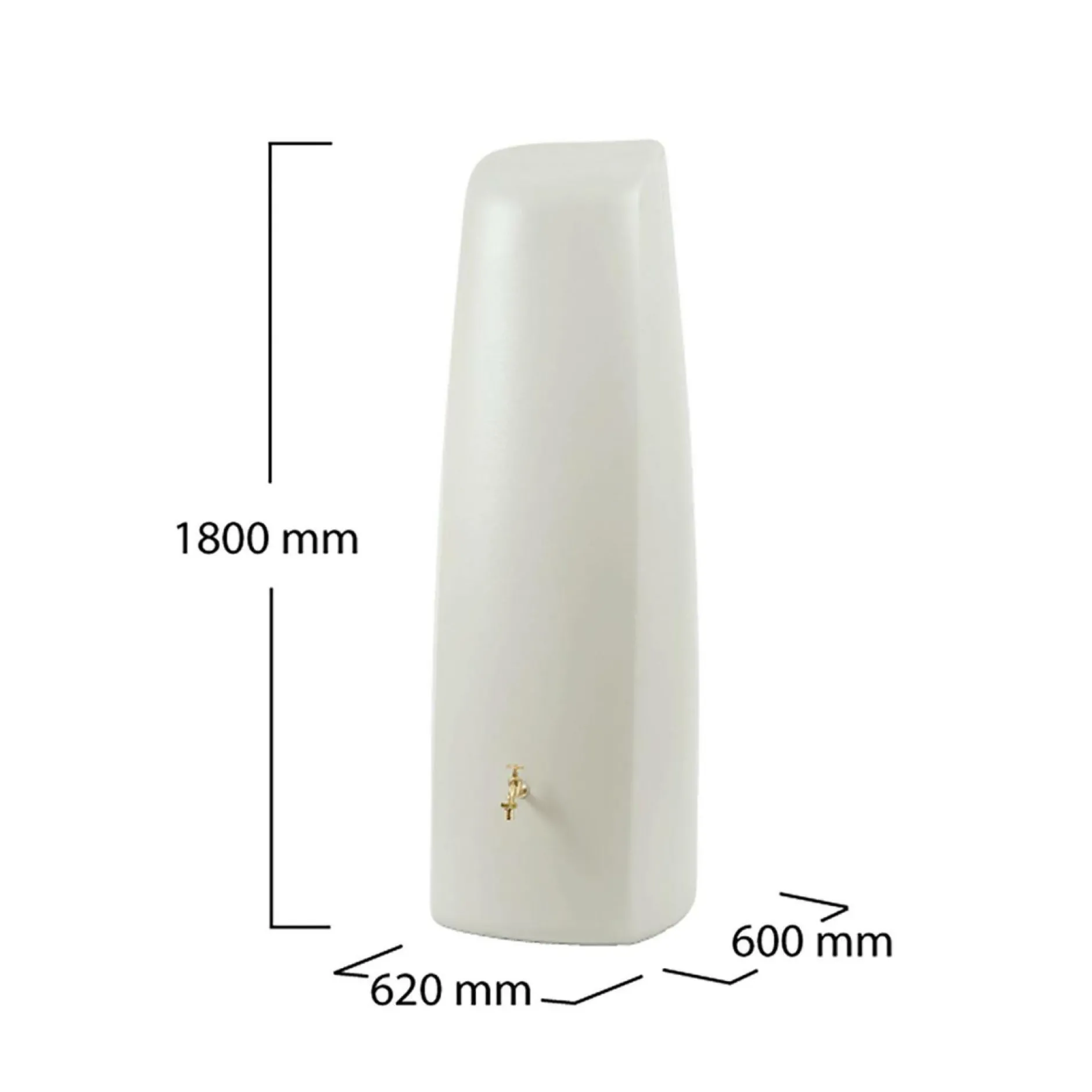 Récupérateurs D'Eau>Camif GARANTIA Kit Récupérateur d'Eau 400 L Élégance