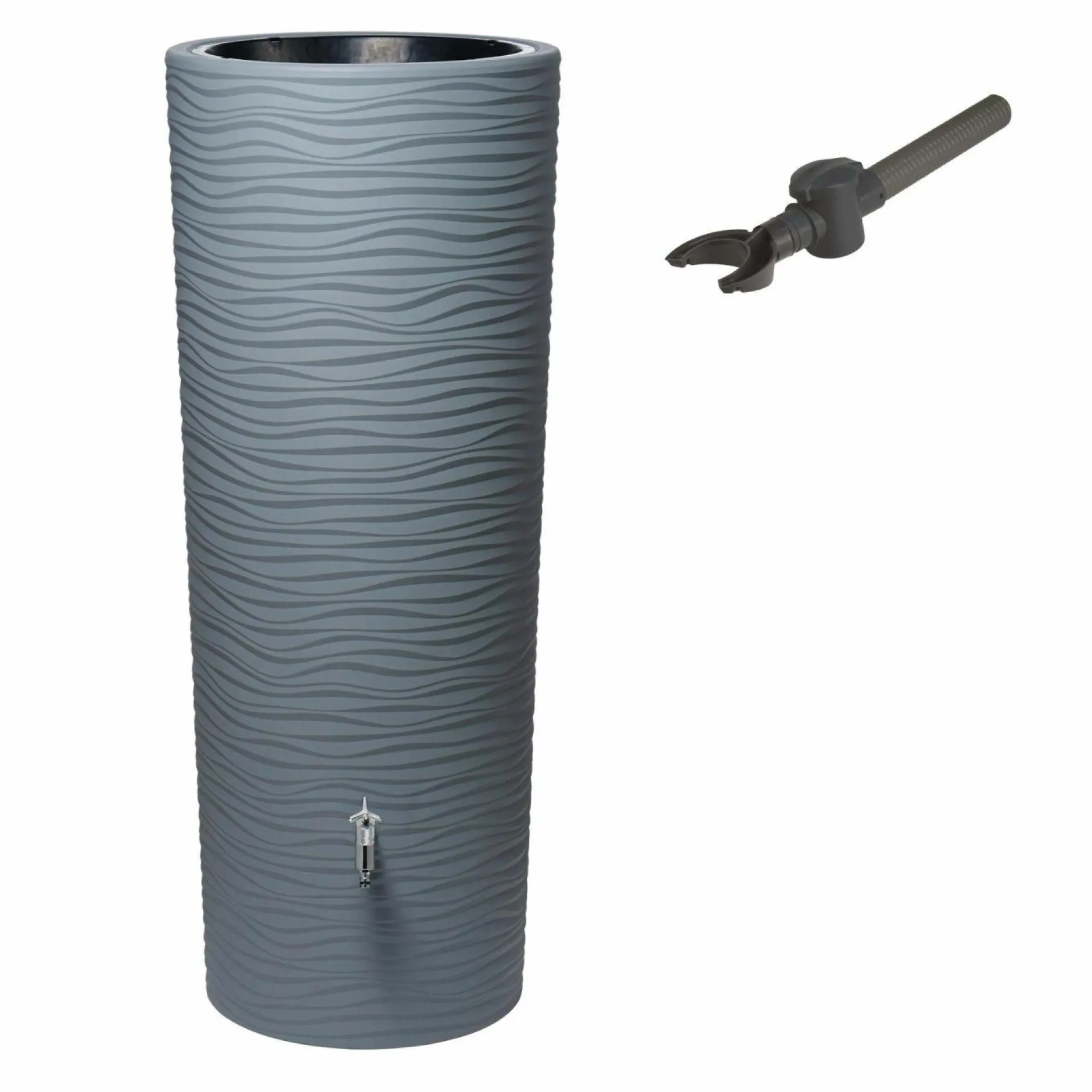 Récupérateurs D'Eau|Pots Et Jardinières>Camif GARANTIA Kit Récupérateur d'Eau 350 L 2en1 Natura - Ocean