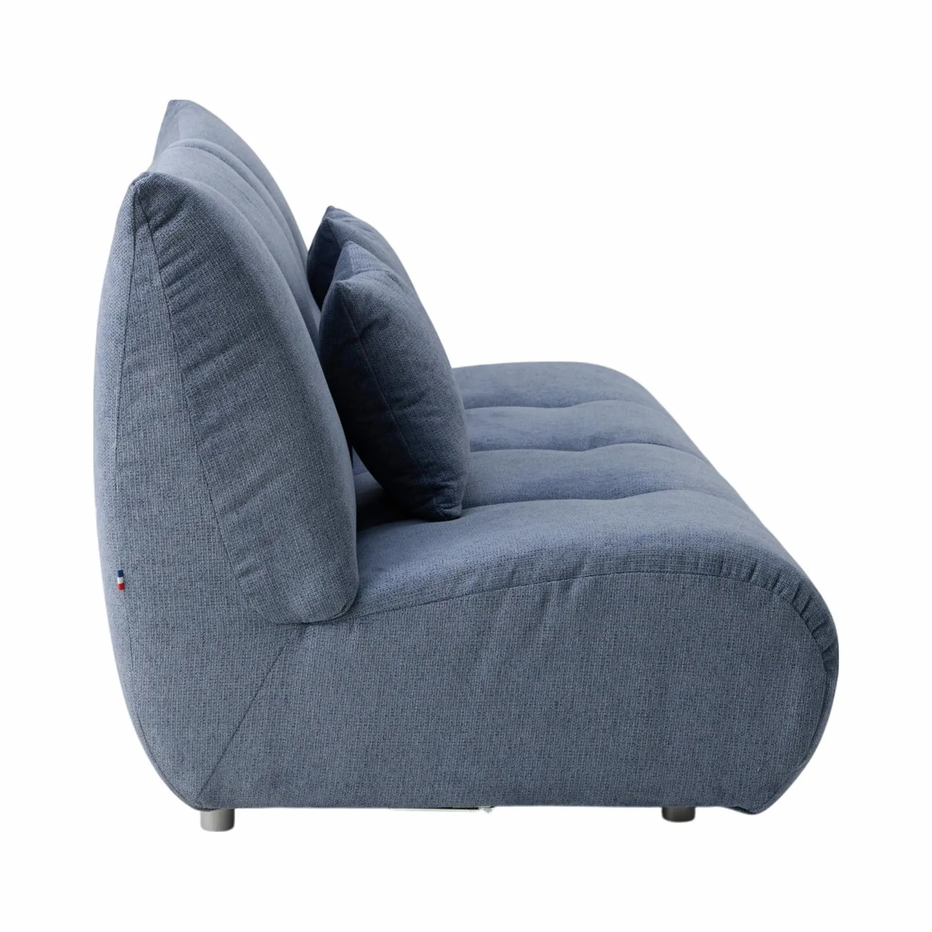 Canapés Modulables>Camif Grand chauffeuse pour canapé modulable tissu Benny - - 2,5 places Bleu