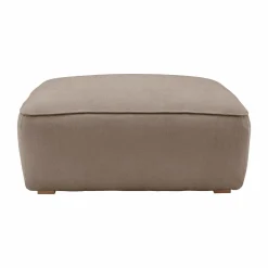 Repose-Pieds>Camif Grand pouf tissu Otis - Beige