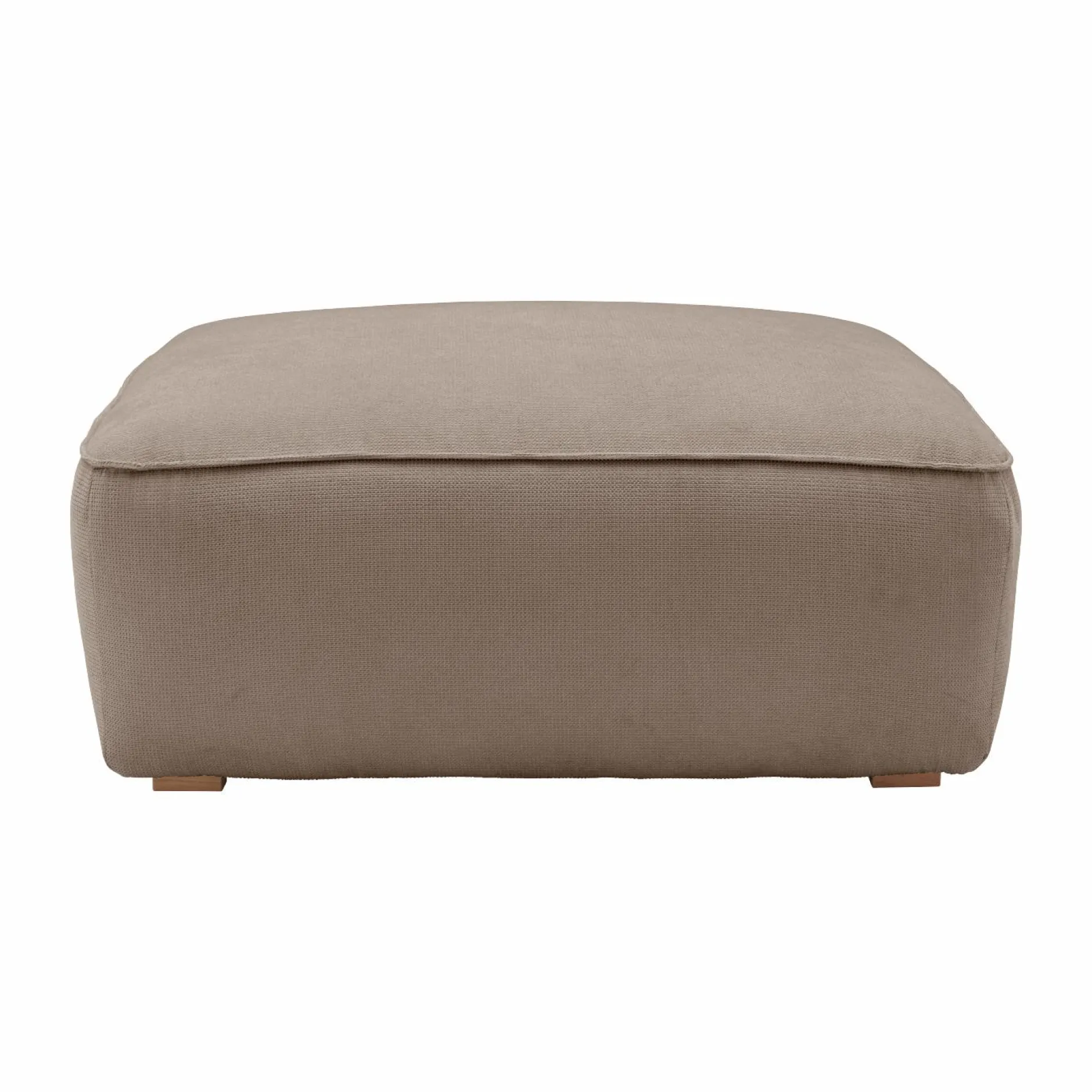 Repose-Pieds>Camif Grand pouf tissu Otis - Beige