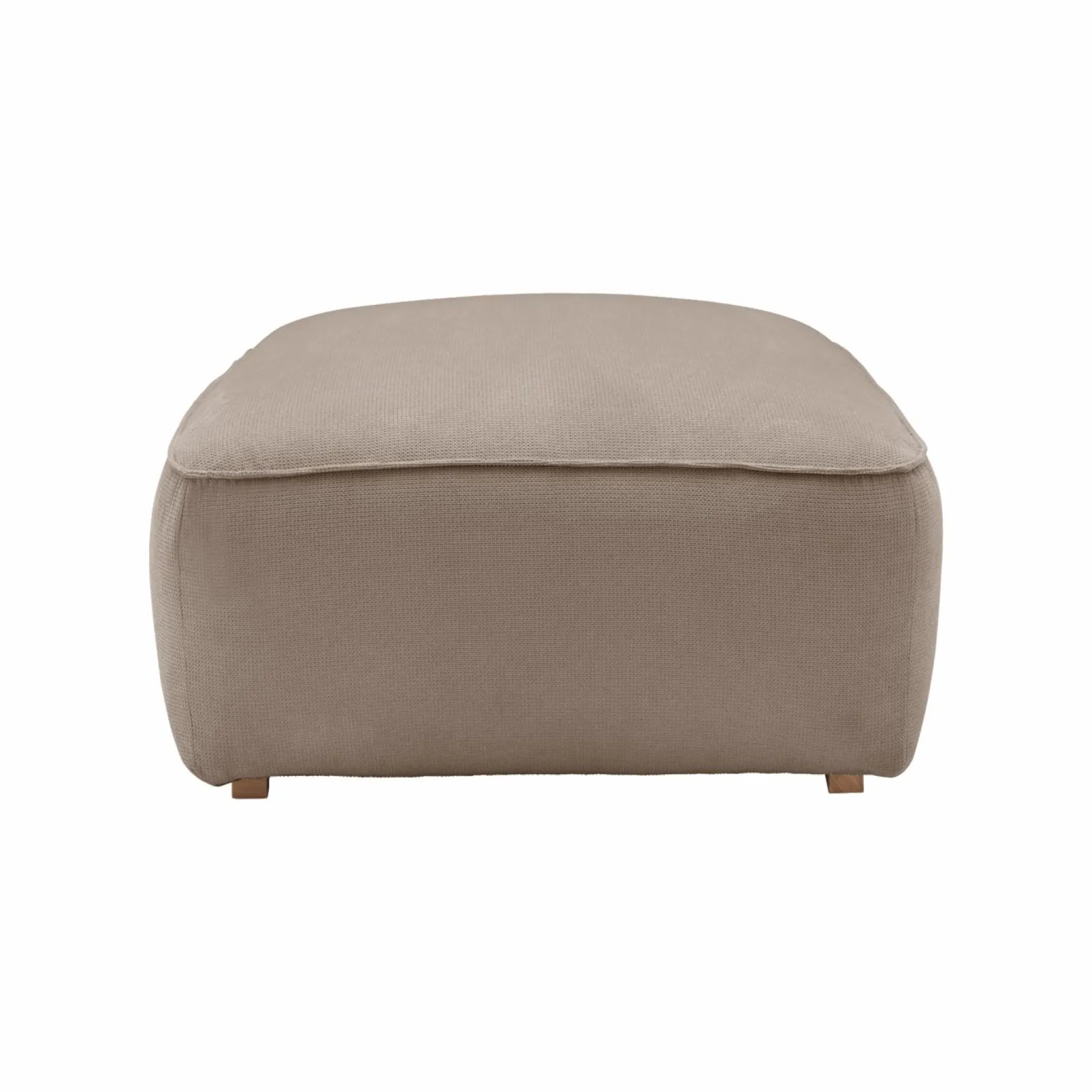 Repose-Pieds>Camif Grand pouf tissu Otis - Beige