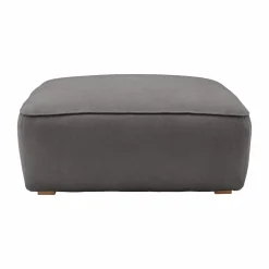 Repose-Pieds>Camif Grand pouf tissu Otis - Gris