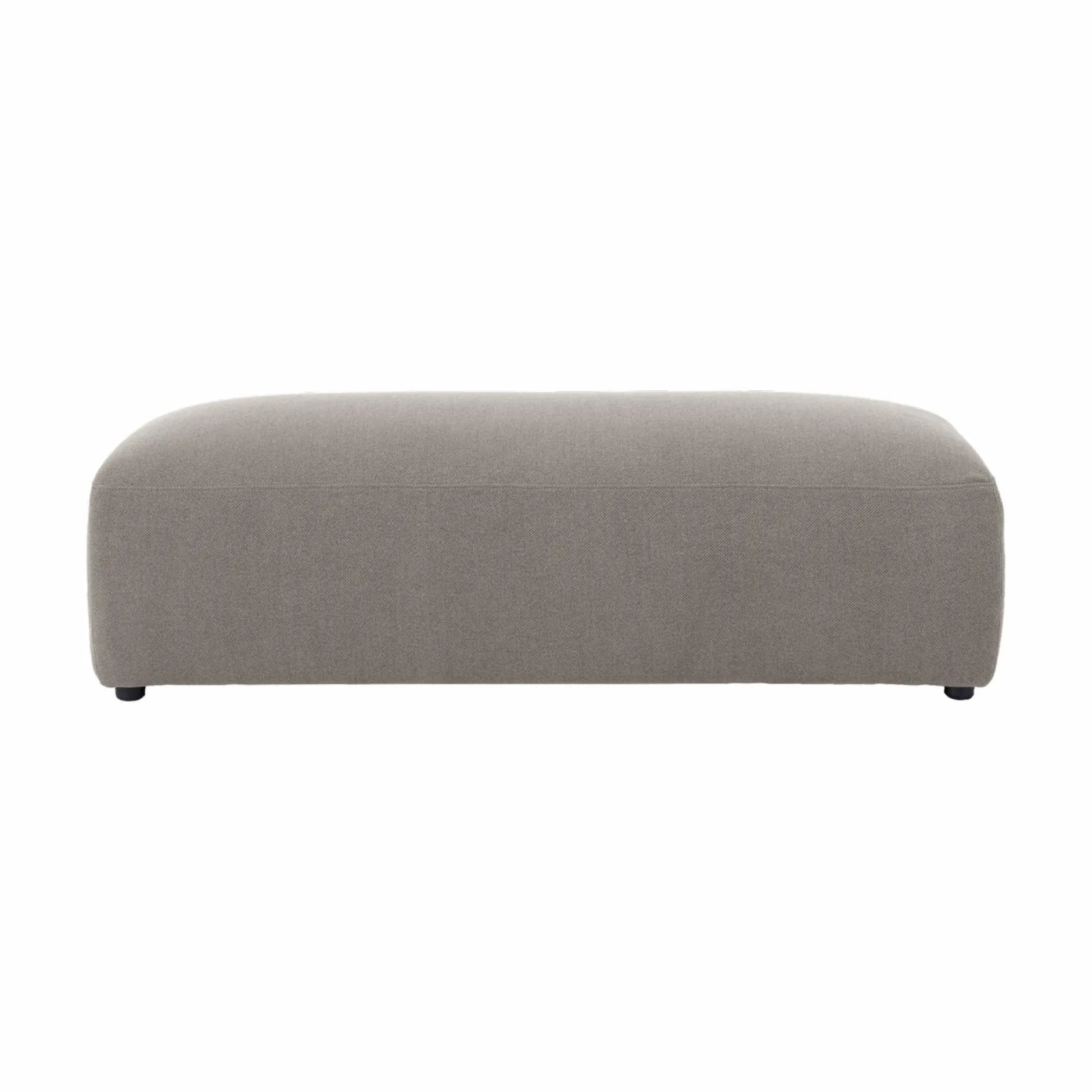 Repose-Pieds>Camif Grand pouf tissu Pavel - Gris