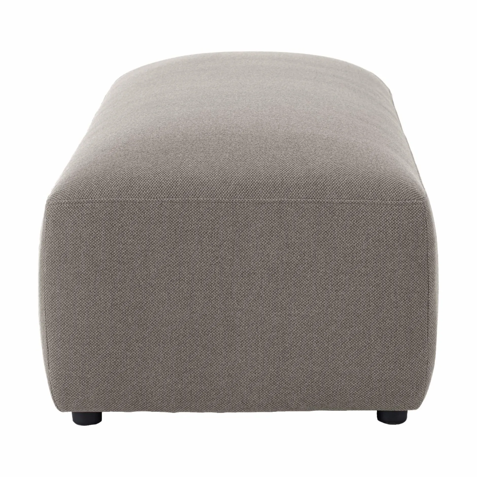 Repose-Pieds>Camif Grand pouf tissu Pavel - Gris