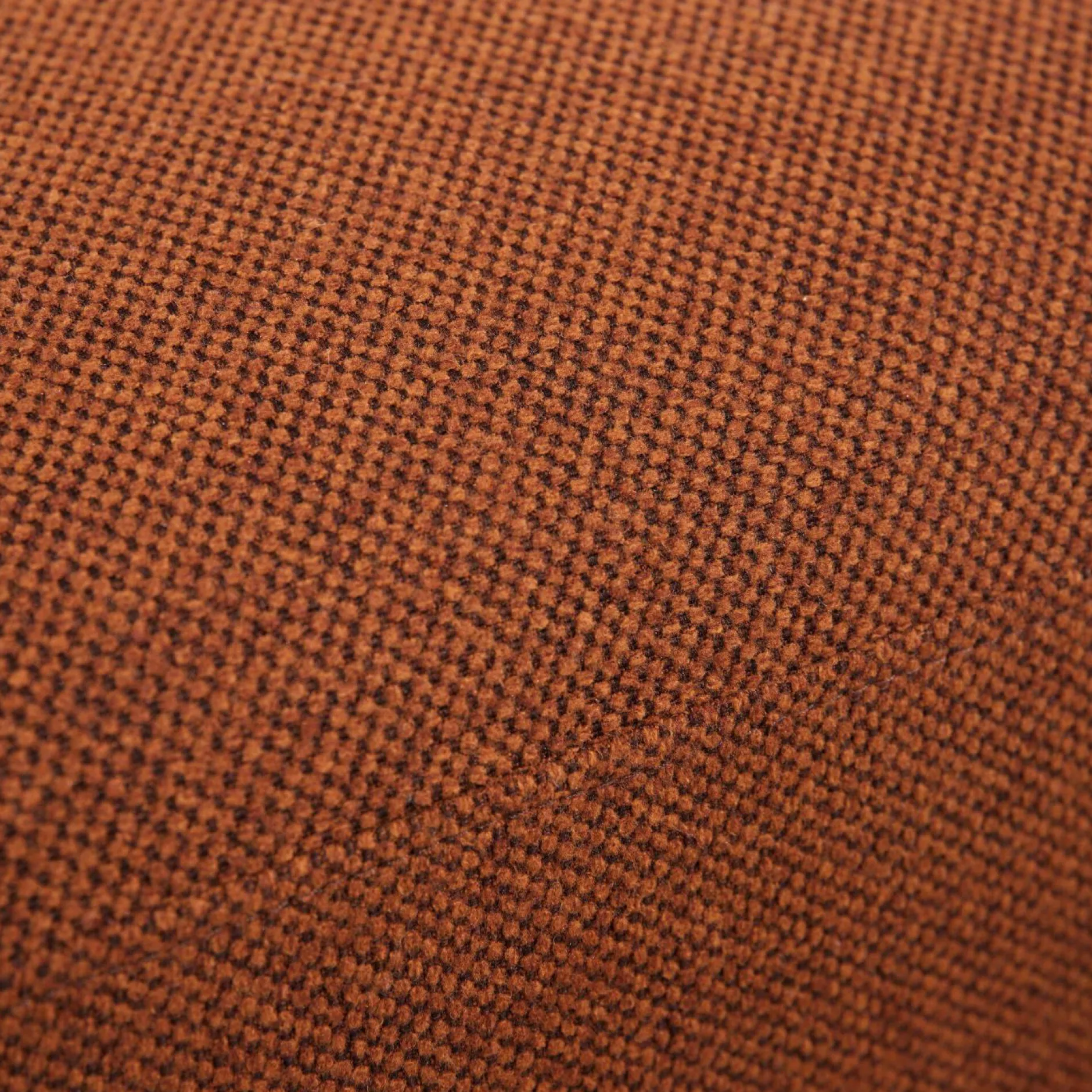 Repose-Pieds>Camif Grand pouf tissu Pavel - Rouille