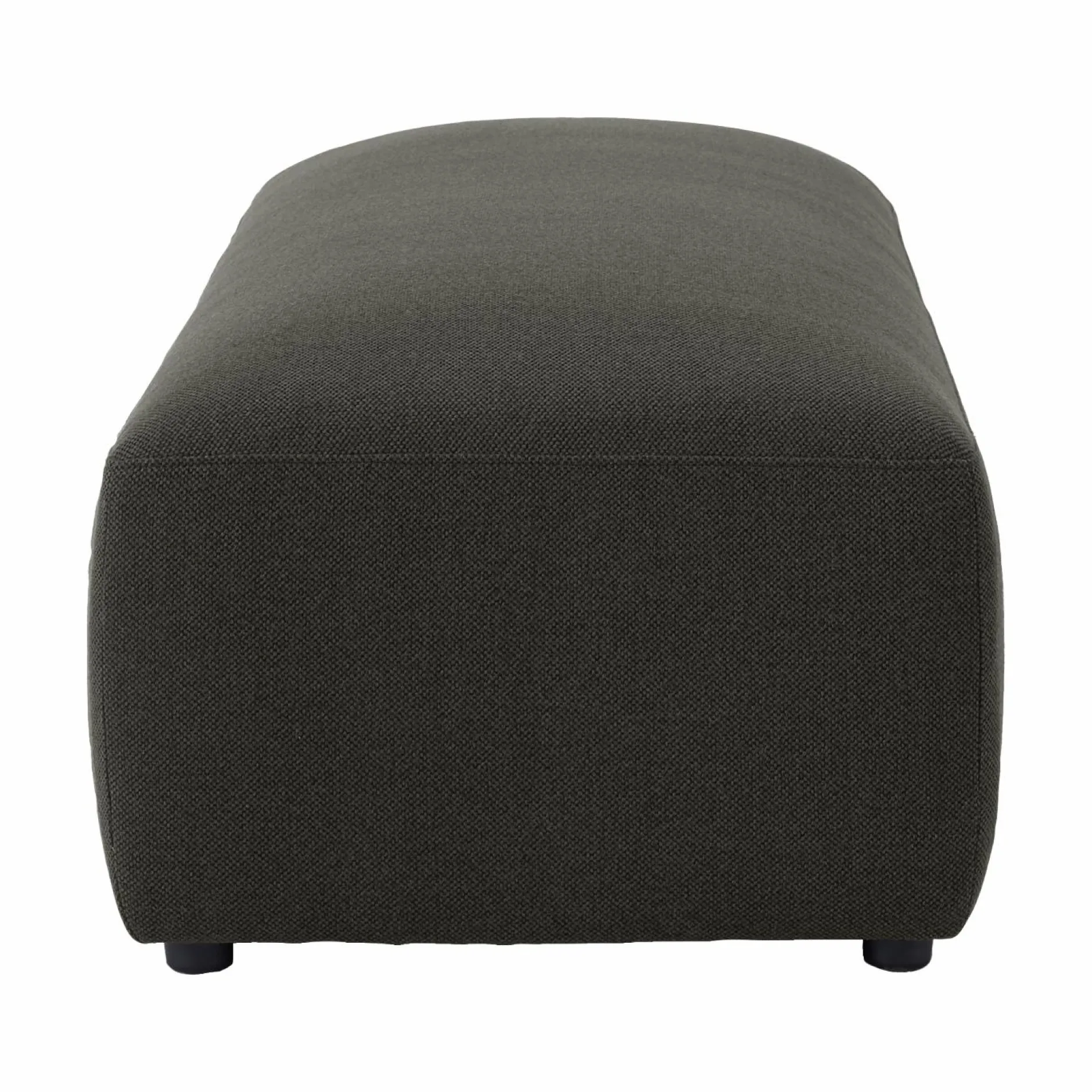 Repose-Pieds>Camif Grand pouf tissu Pavel - Vert Foncé