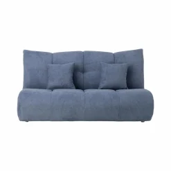 Canapés Modulables></noscript>Camif Grande chauffeuse et méridienne tissu Benny - - 2,5 places Bleu