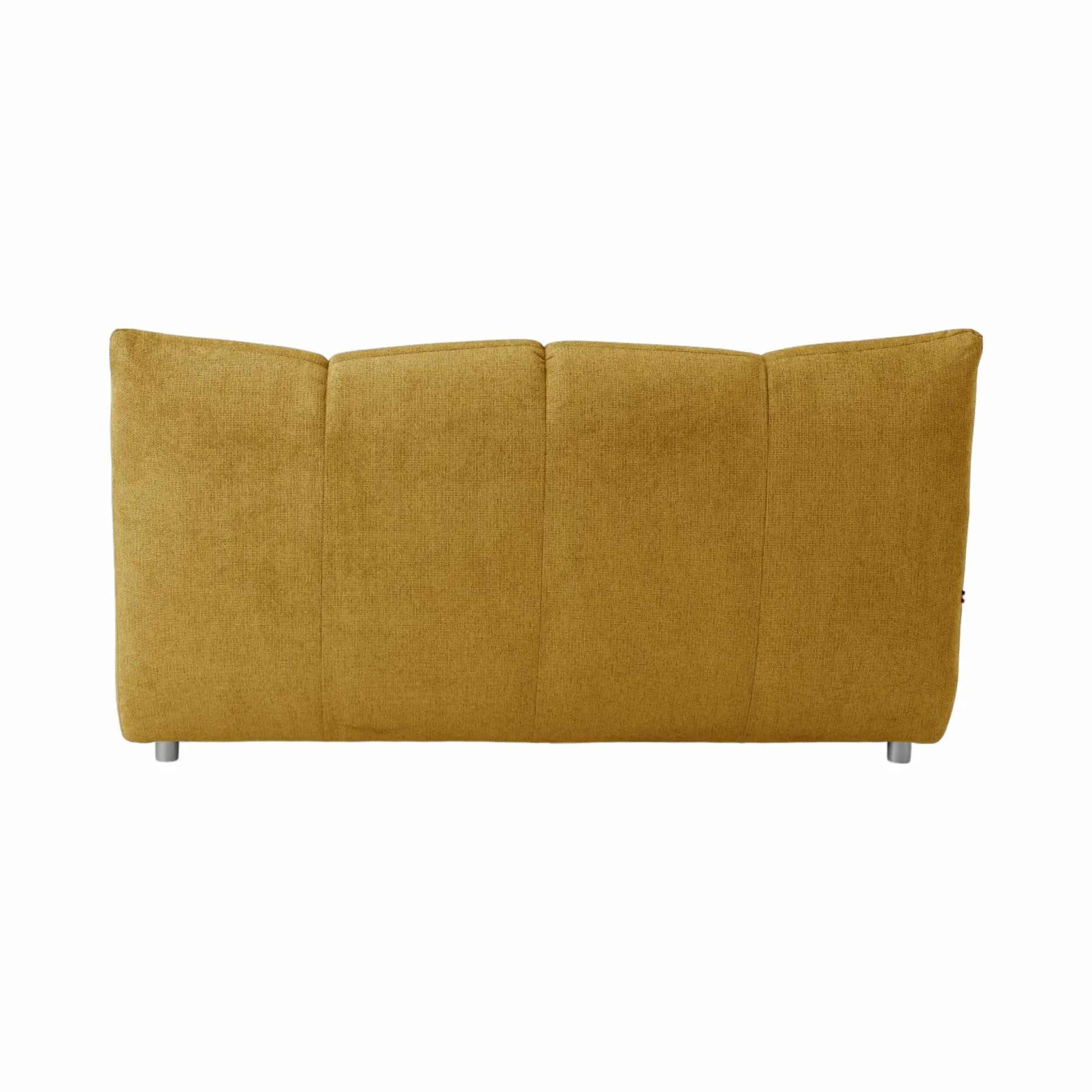 Canapés Modulables>Camif Grande chauffeuse pour canapé modulable tissu Benny - - 2,5 places Moutarde