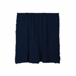 Plaids|Plaids>Camif HAOMY Plaid double voile de coton Vanly - - 130 x 180 cm Encre