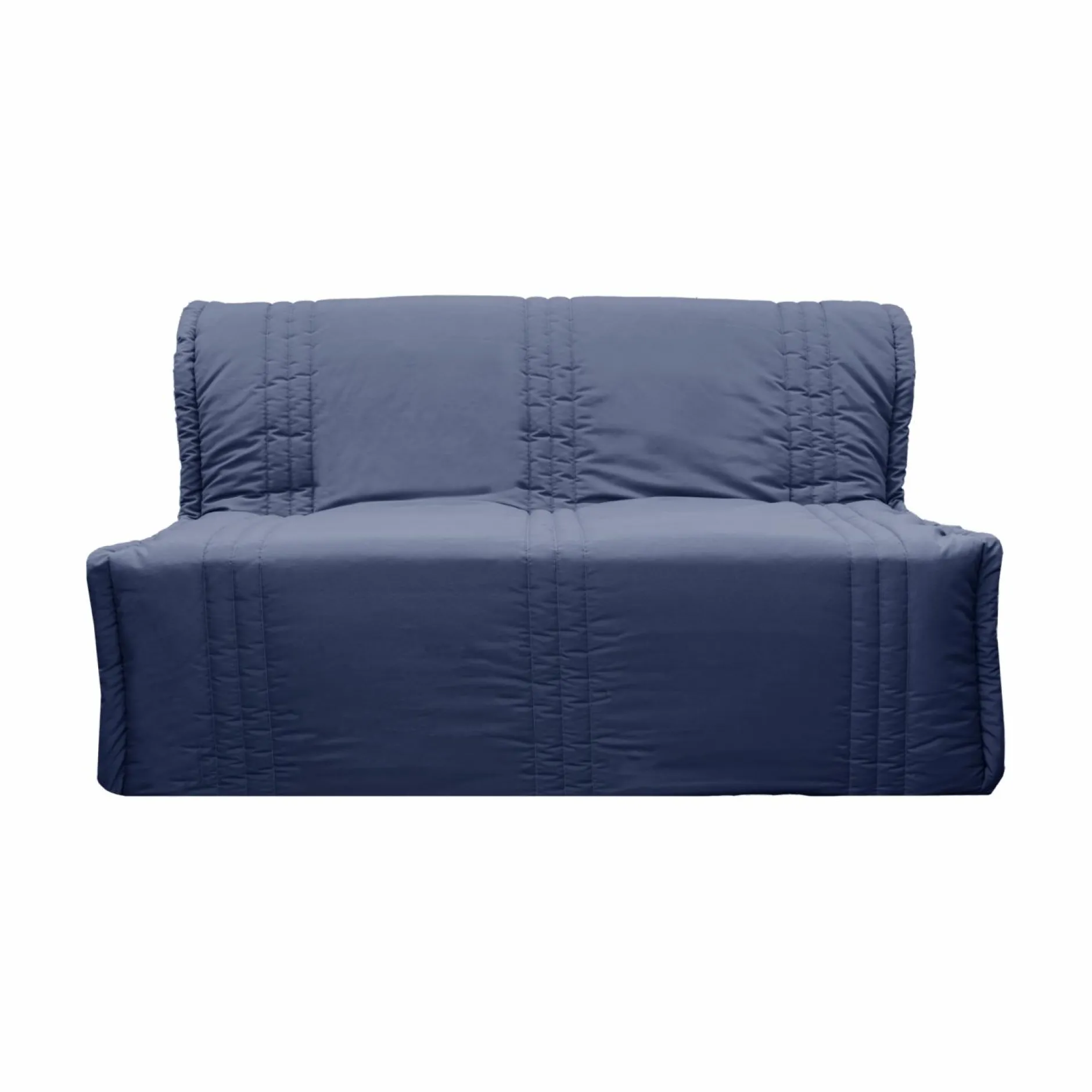 Housses De Clic-Clac Et Bz|Housses De Clic-Clac Et Bz>Camif Housse de BZ Carlos - - 160 x 200 cm Bleu Minéral