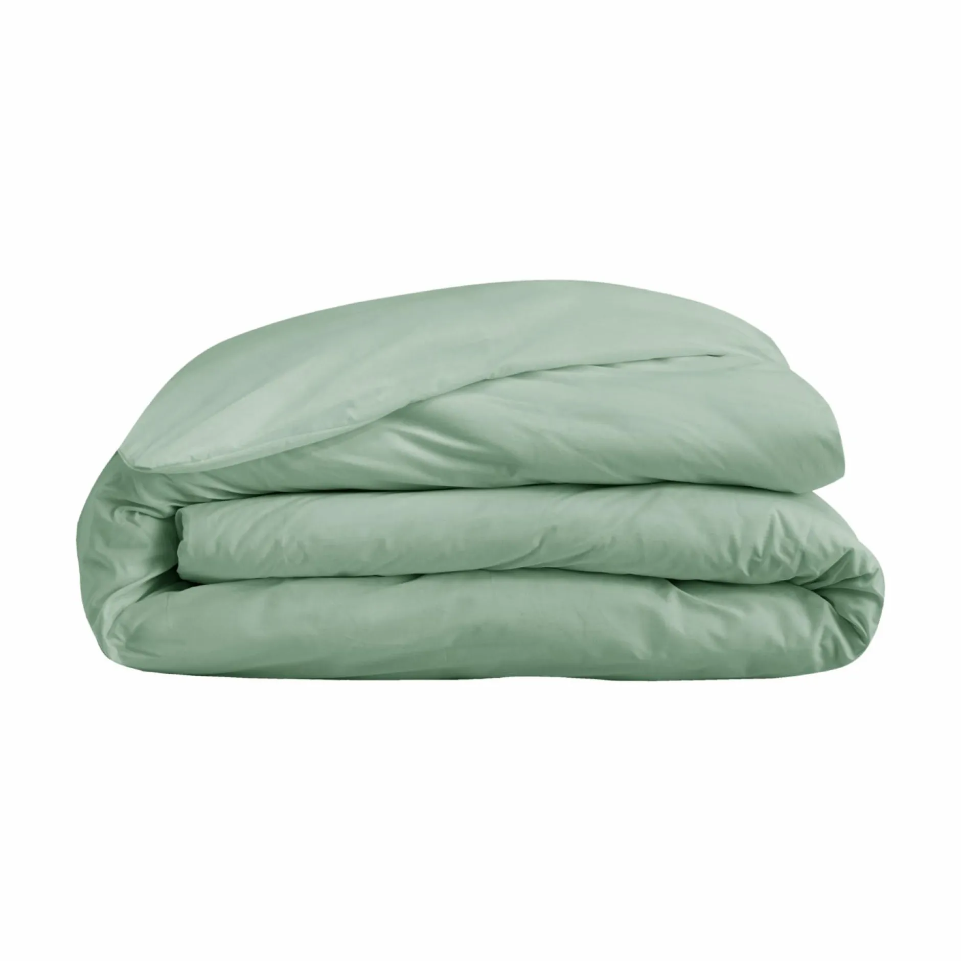 Housses De Couette>Camif Housse de couette coton bio Fil & Sens - - 140 x 200 cm Vert d'Eau