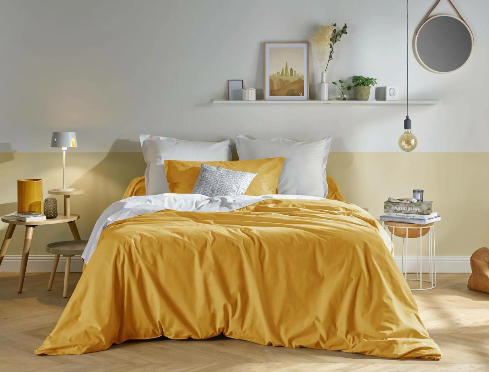 Housses De Couette>Camif Housse de couette coton bio Fil & Sens - - 140 x 200 cm Achillée