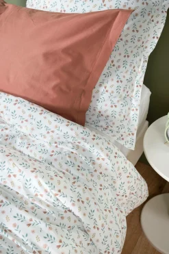 Housses De Couette>Camif Housse de couette coton bio Verlaine - - 140 x 200 cm Blanc