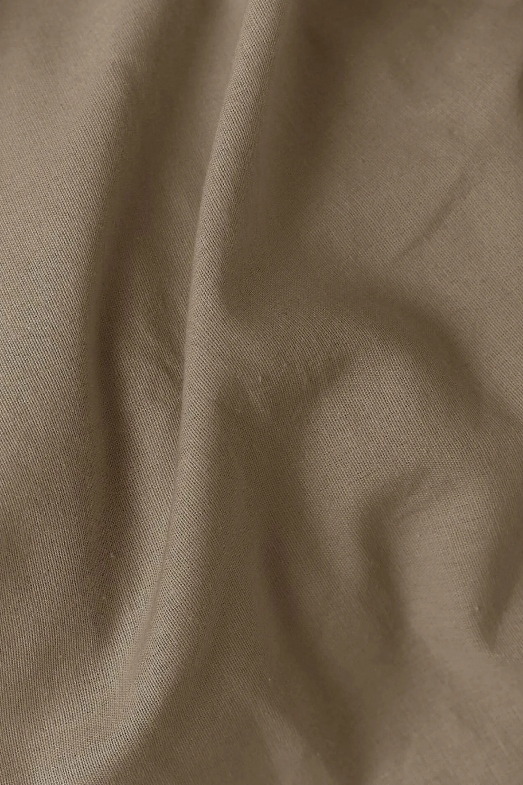 Housses De Couette>Camif Housse de couette coton lin Valentine - - 140 x 200 cm Taupe