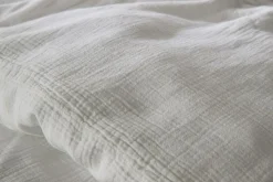 Housses De Couette>Camif Housse de couette gaze de coton bio Lou - - 140 x 200 cm Blanc