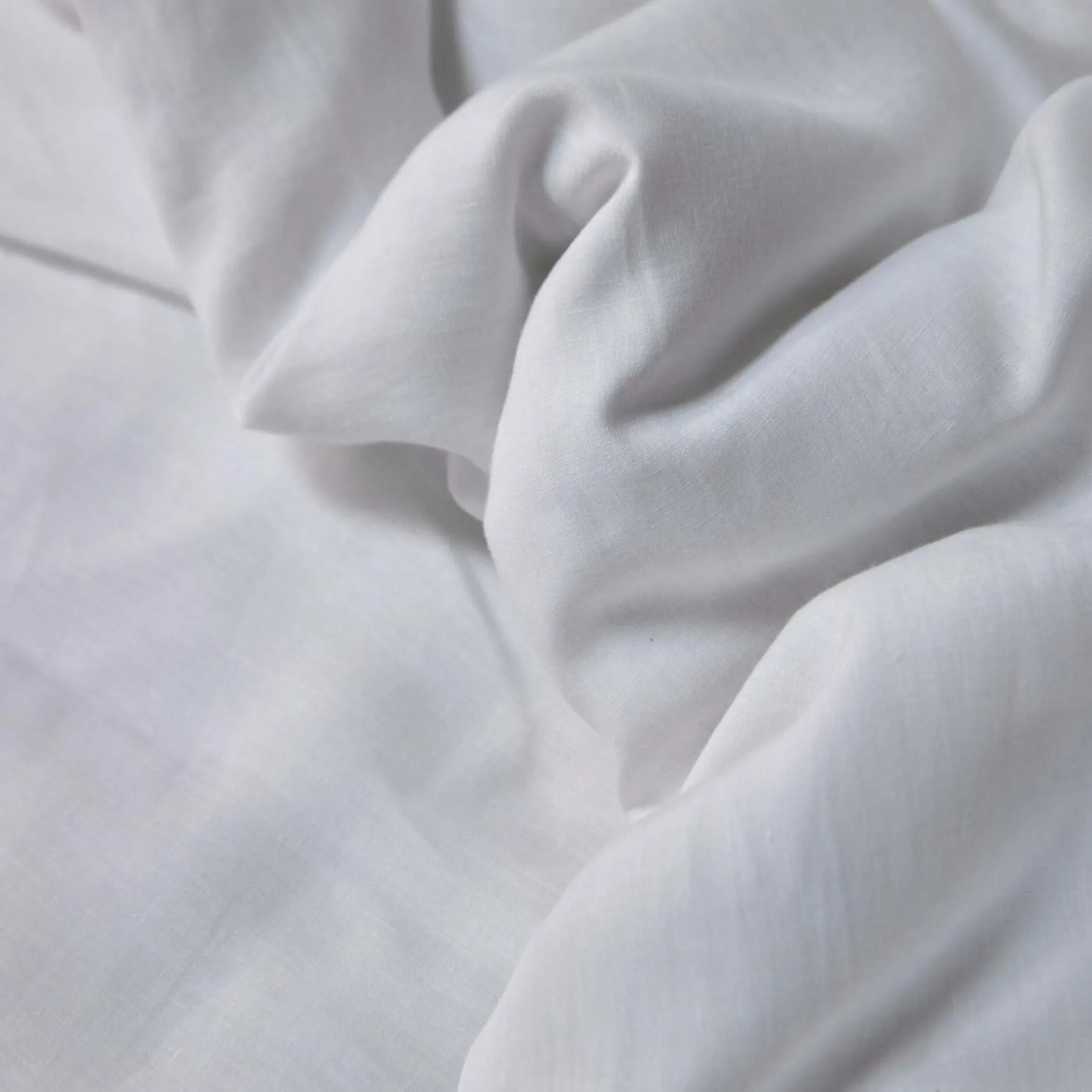 Housses De Couette>Camif Housse de couette lin Suzette - - 260 x 240 cm Blanc