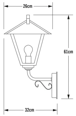 Appliques Murales Extérieur|Éclairage D'Extérieur></noscript>Camif KONSTSMIDE Applique Murale Benu Montante en Aluminium