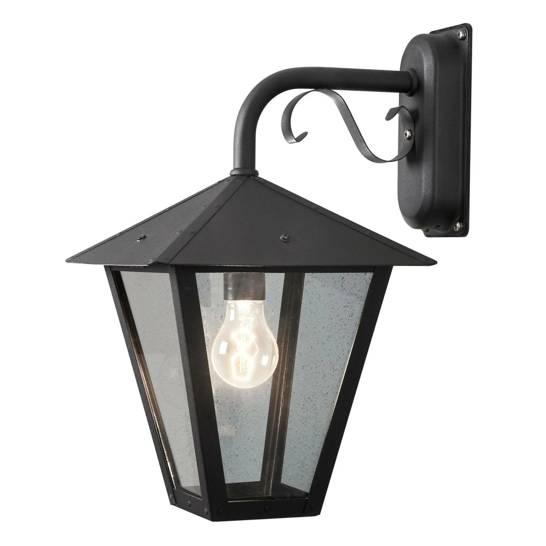 Appliques Murales Extérieur|Éclairage D'Extérieur>Camif KONSTSMIDE Applique Murale Benu Descendante en Aluminium