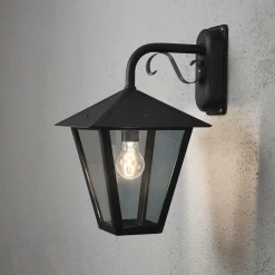 Appliques Murales Extérieur|Éclairage D'Extérieur>Camif KONSTSMIDE Applique Murale Benu Descendante en Aluminium