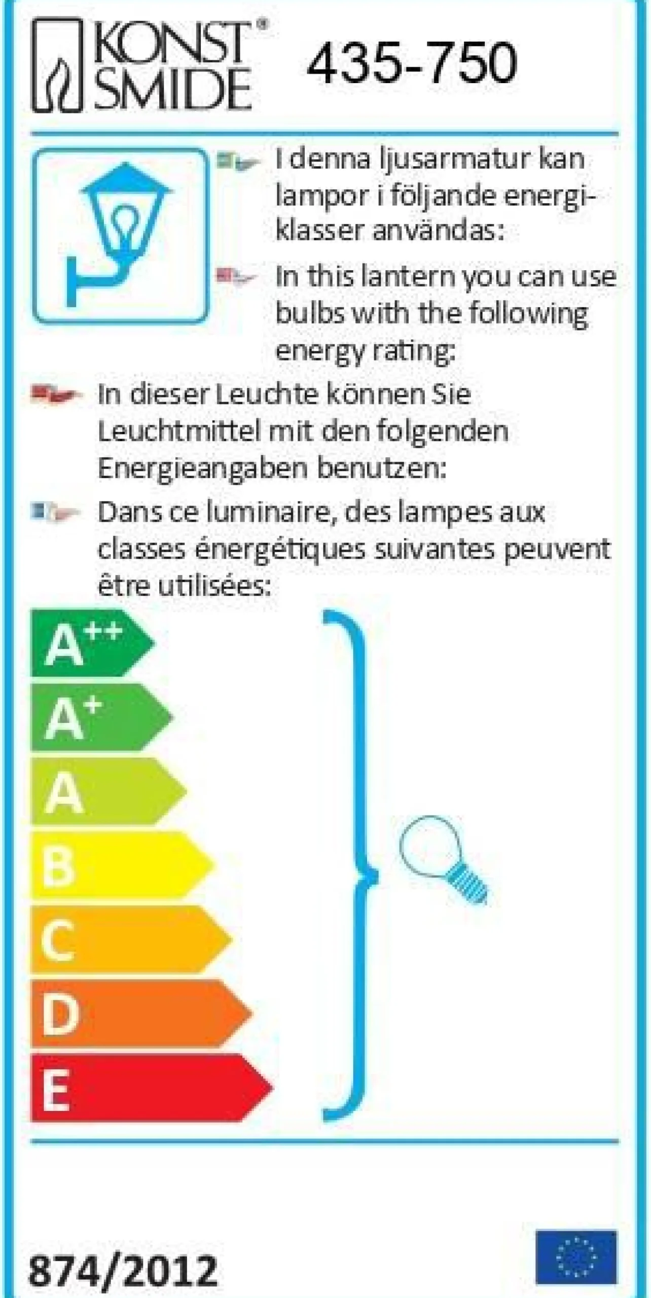 Appliques Murales Extérieur|Éclairage D'Extérieur>Camif KONSTSMIDE Applique Murale Benu Descendante en Aluminium