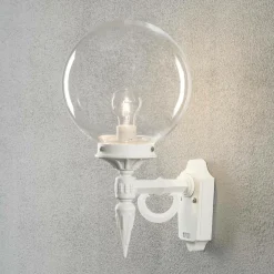 Appliques Murales Extérieur|Éclairage D'Extérieur>Camif KONSTSMIDE Applique Murale Orion en Aluminium - Blanc