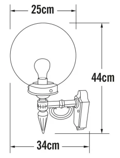 Appliques Murales Extérieur|Éclairage D'Extérieur><noscript><img width=