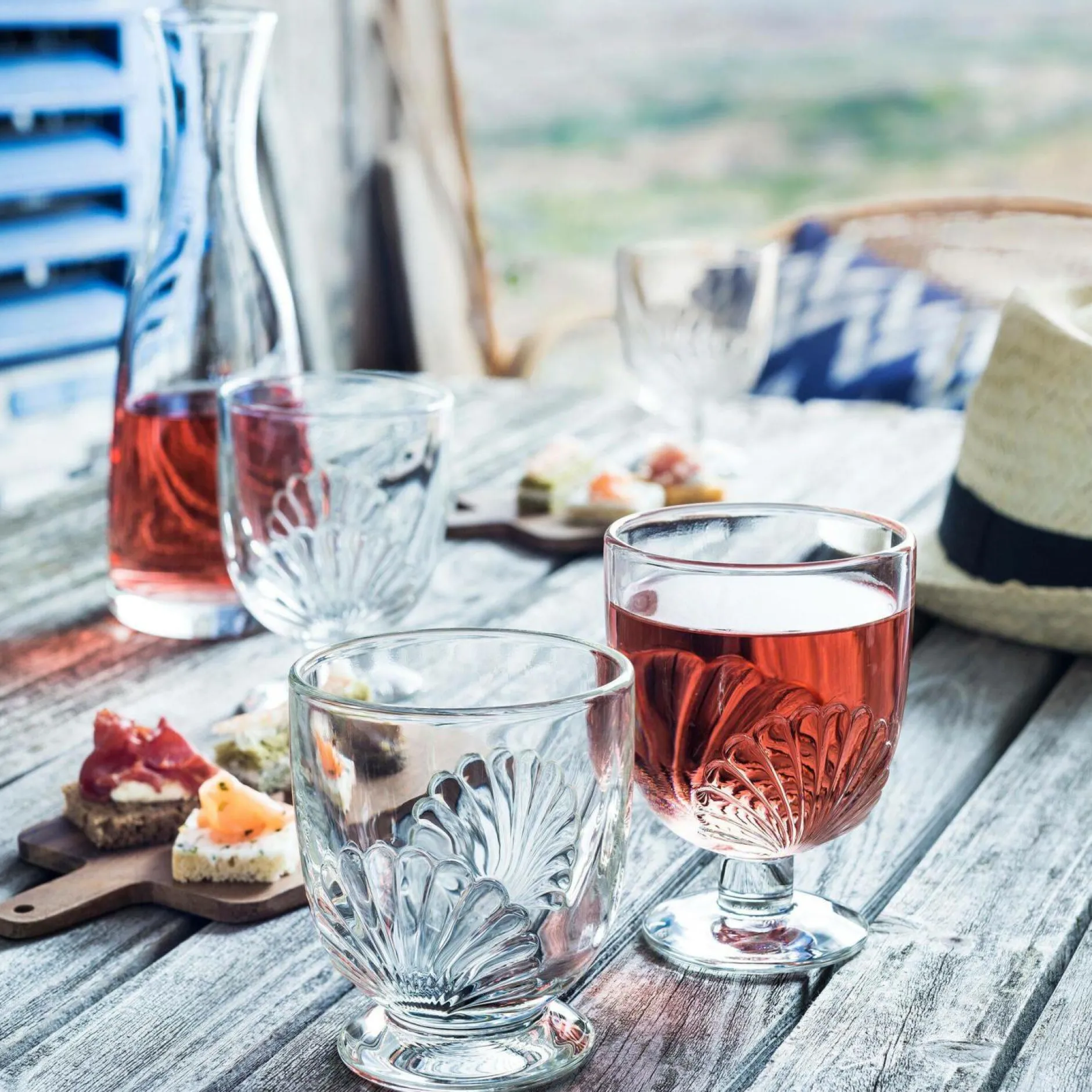 Verres|Verres>Camif LA ROCHERE Lot de 6 gobelets Belle île