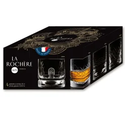 Verres|Verres></noscript>Camif LA ROCHERE Set de 4 gobelets whisky Dandy