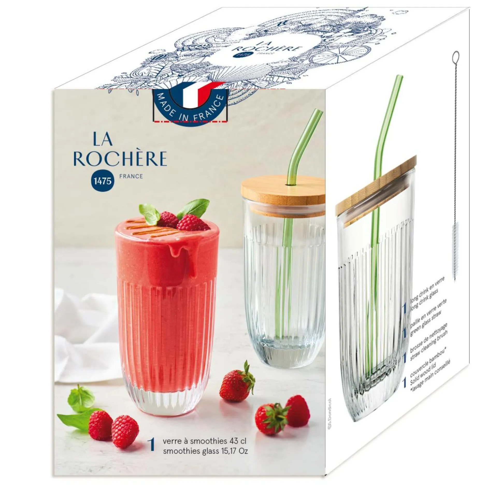 Verres|Verres>Camif LA ROCHERE Set Smoothie Ouessant