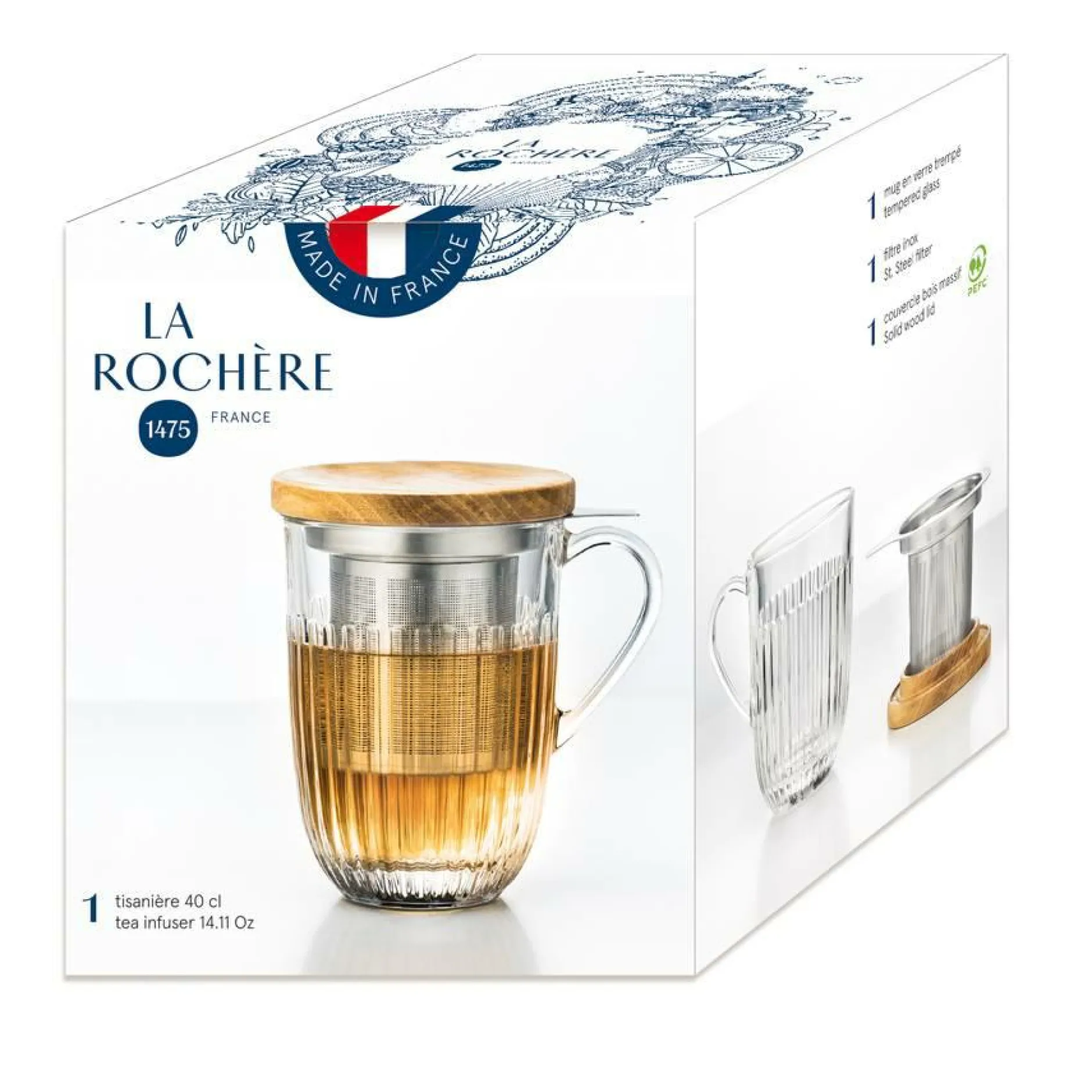 Tasses|Tasses>Camif LA ROCHERE Set tisanière Ouessant