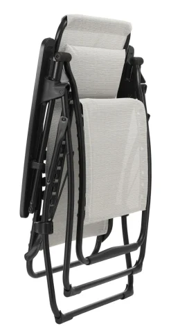Transats Et Relax></noscript>Camif LAFUMA Fauteuil Relax Pliant Futura Batyline® Duo - Galet