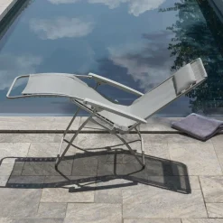 Transats Et Relax>Camif LAFUMA Fauteuil Relax Pliant R Clip Colorblock - Seigle II