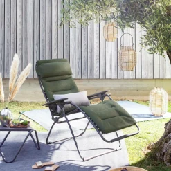 Transats Et Relax>Camif LAFUMA Fauteuil Relax Pliant Futura BeComfort® - Olive