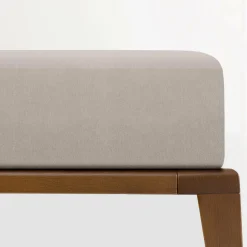 Draps Housse>Camif LASA HOME Drap housse coton flanelle Livia - - 140 x 190 cm Lin