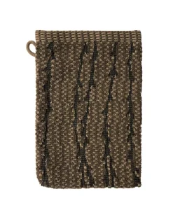 Gants De Toilette>Camif LASA HOME Lot de 2 gants de toilette coton Léonardo - Marron