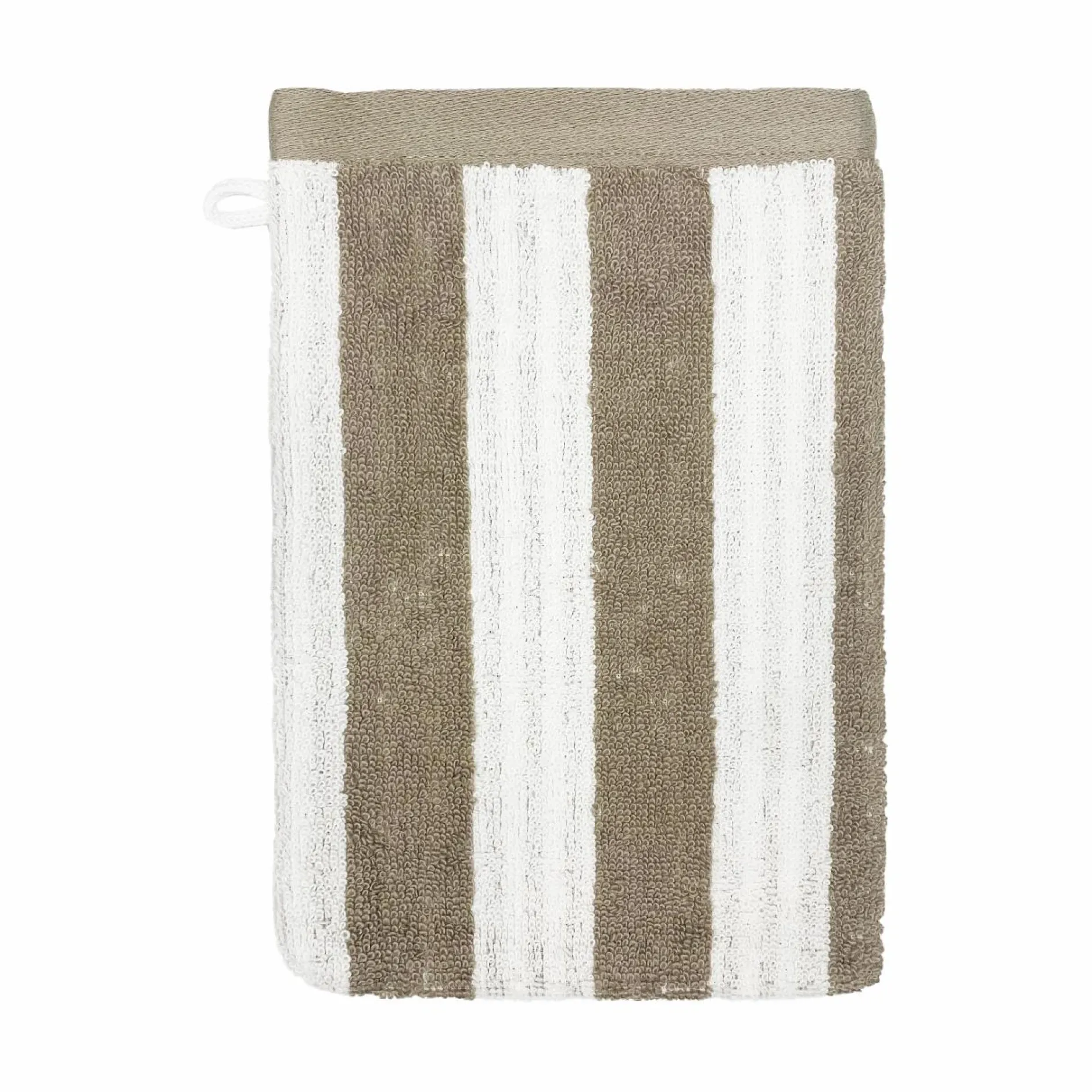 Gants De Toilette>Camif LASA HOME Lot de 2 gants de toilette coton Lucia - Marron