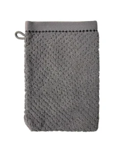 Gants De Toilette>Camif LASA HOME Lot de 2 gants de toilette coton Léonardo - Gris