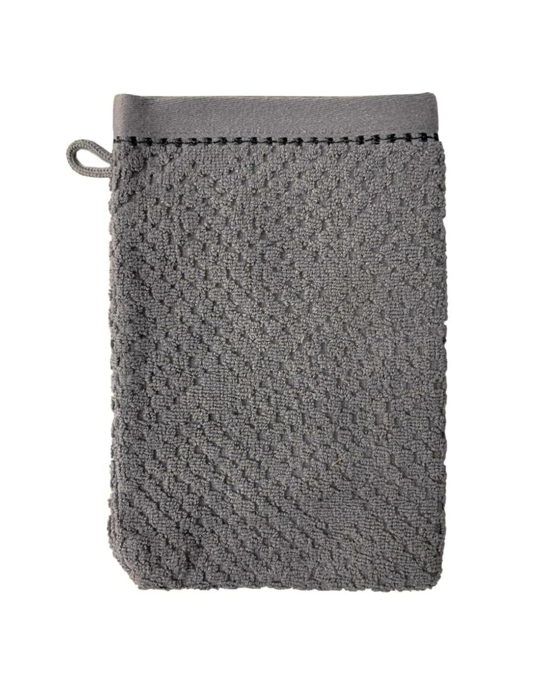 Gants De Toilette>Camif LASA HOME Lot de 2 gants de toilette coton Léonardo - Gris