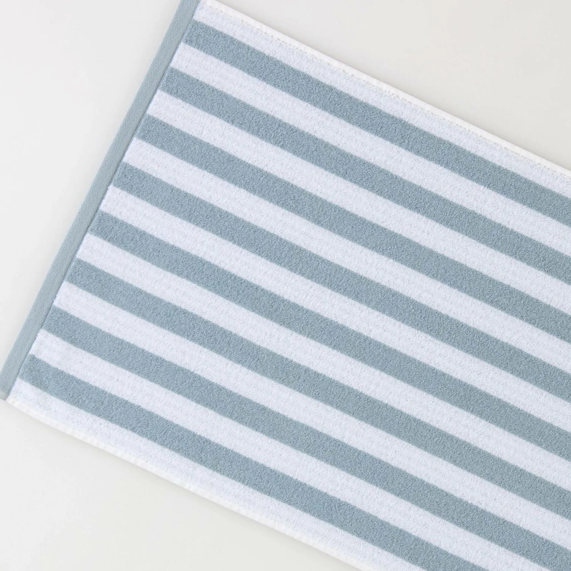Serviettes De Bain>Camif LASA HOME Serviette de bain coton recyclé Lucia - - 100 x 150 cm Bleu