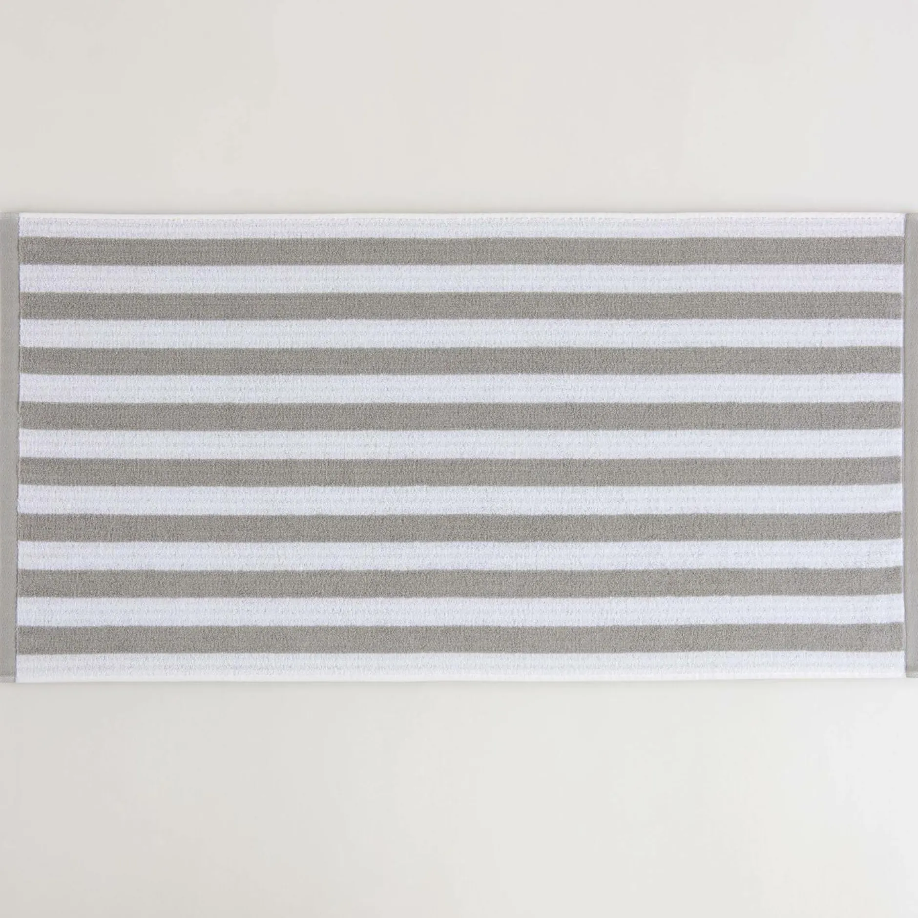 Serviettes De Bain>Camif LASA HOME Serviette de bain coton recyclé Lucia - - 100 x 150 cm Gris